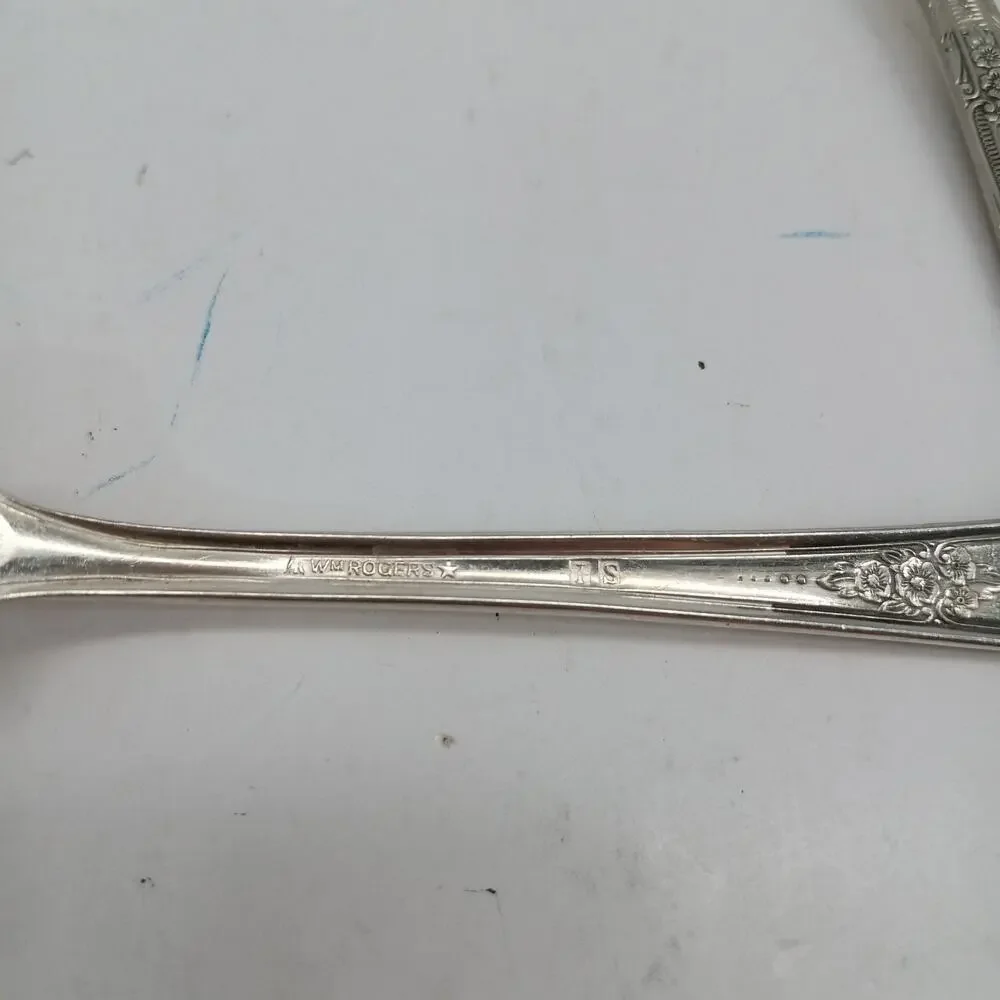 5X DF 1937 Rogers Silverplate Cotillion Collection Dinner Forks
